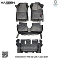 Honda BR-V 9D TPE Floor Mats – Custom Fit Heavy Duty Waterproof