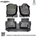 Honda City 2009-2020 9D TPE Floor Mats – Custom Fit Heavy Duty Waterproof