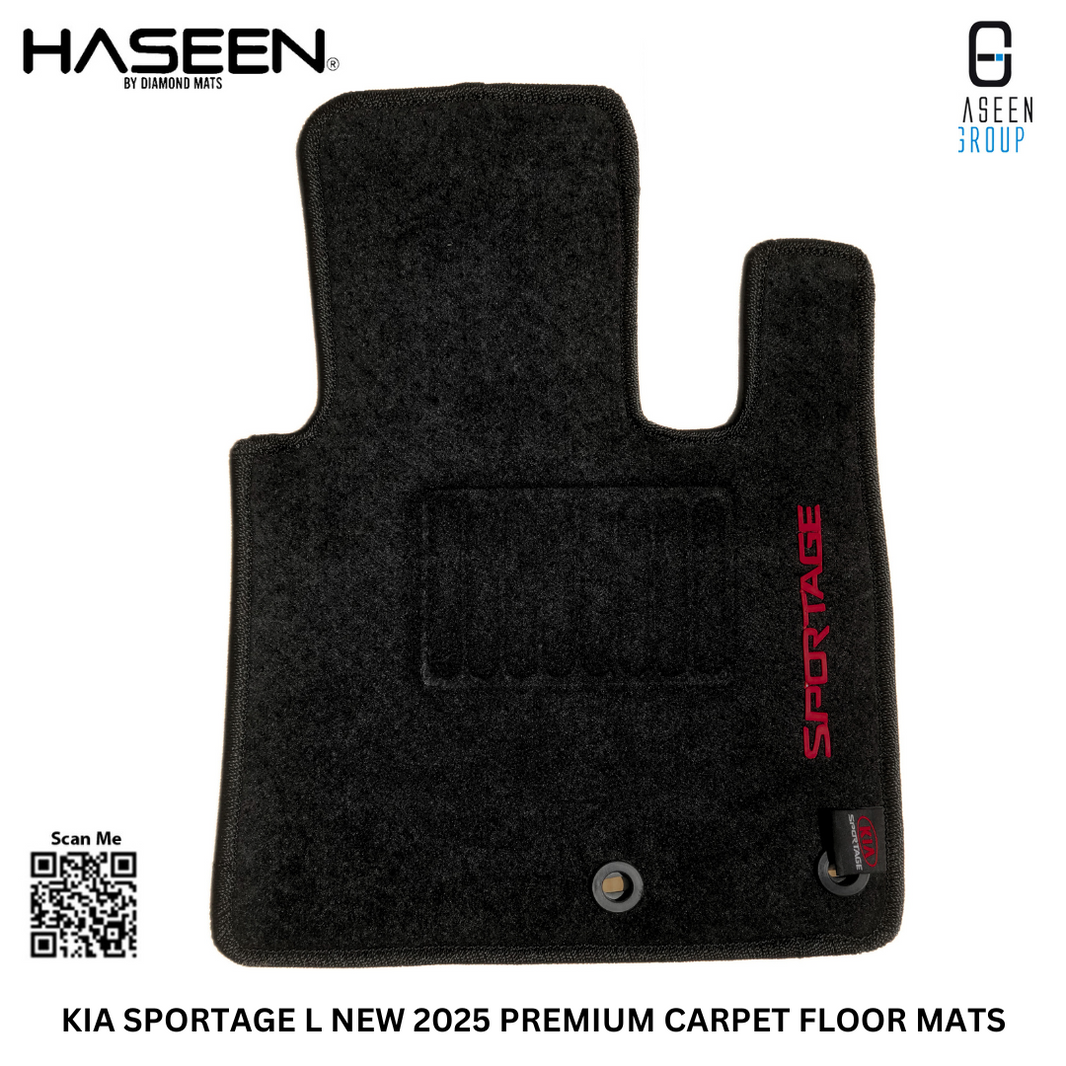 Kia Sportage L Alpha 2025 Executive Carpet Floor Mats – Custom Fit Anti-Slip