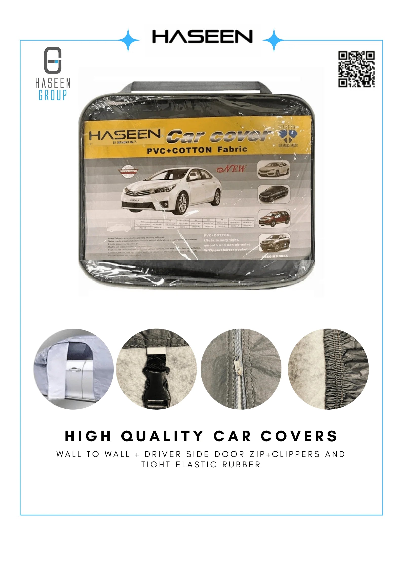 BMW i3 Oxford + Needle Cotton Top Cover