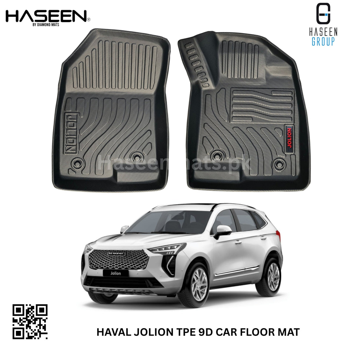 GWM Haval Jolion 9D TPE Floor Mats – Custom Fit Heavy Duty Waterproof