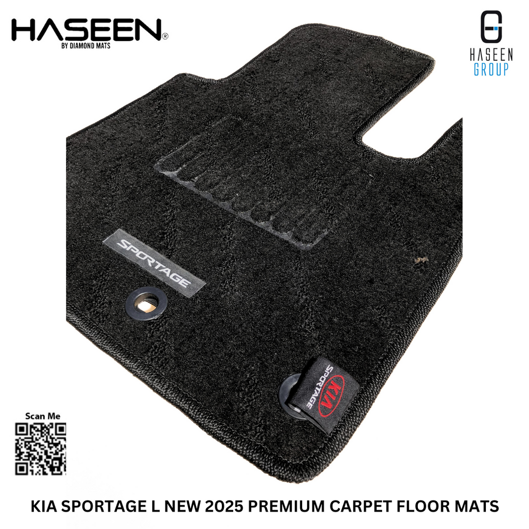 Kia Sportage L AWD 2025 Premium Carpet Floor Mats – Custom Fit Anti-Slip