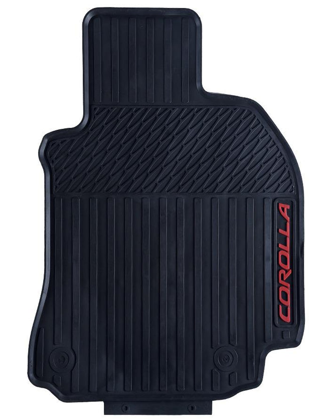 Toyota Corolla 2014-2026 Latex Rubber PVC Floor Mats – Custom Fit Waterproof Heavy Duty | Haseen