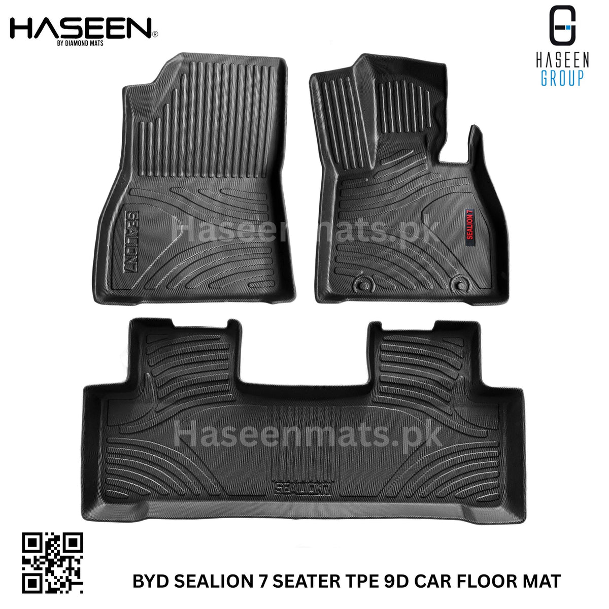 BYD Sealion 7 9D TPE Floor Mats – Custom Fit Heavy Duty Waterproof Electric EV