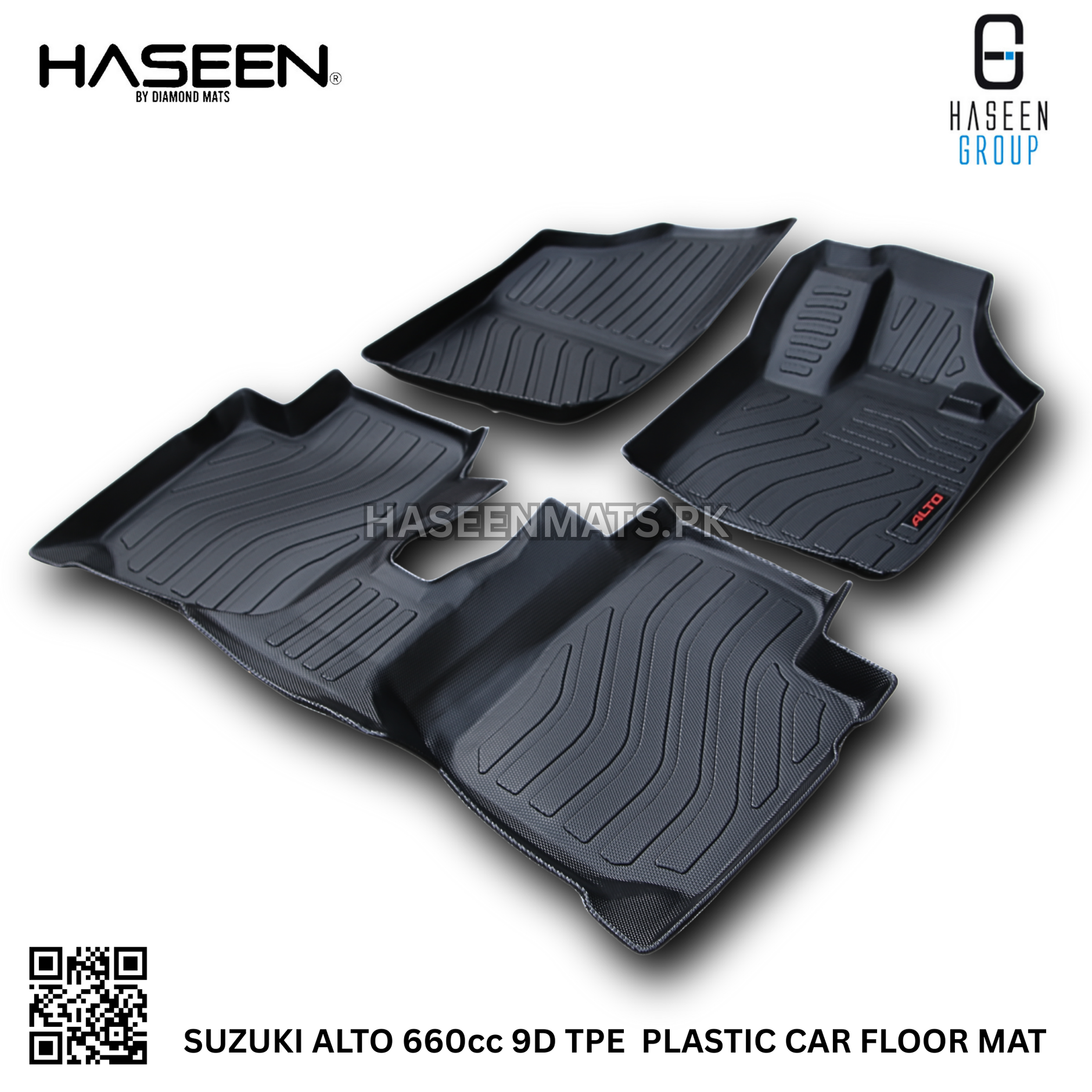 Suzuki Alto 660cc 9D TPE Floor Mats – Custom Fit Heavy Duty Waterproof