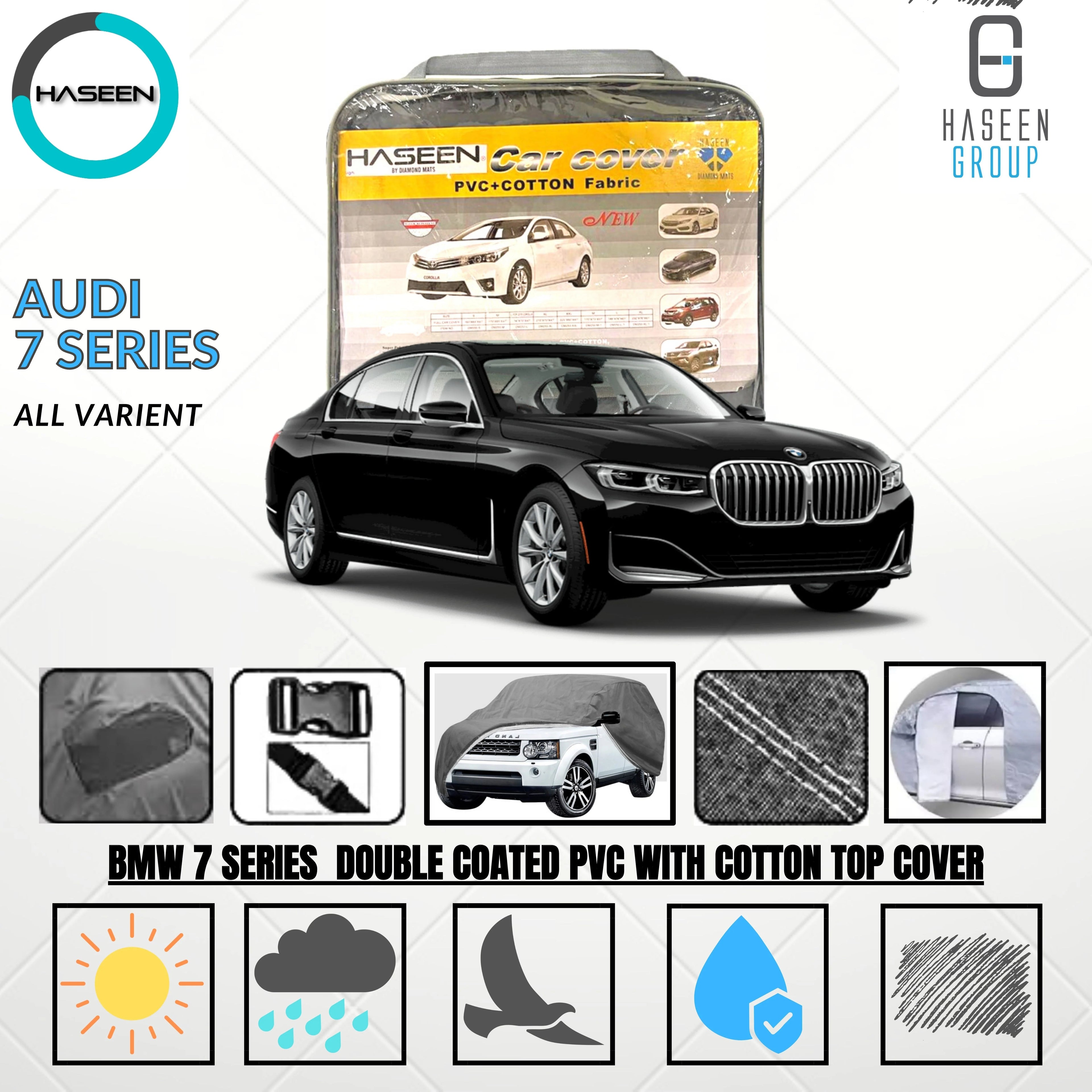 BMW 7 Series Oxford + Needle Cotton Top Cover