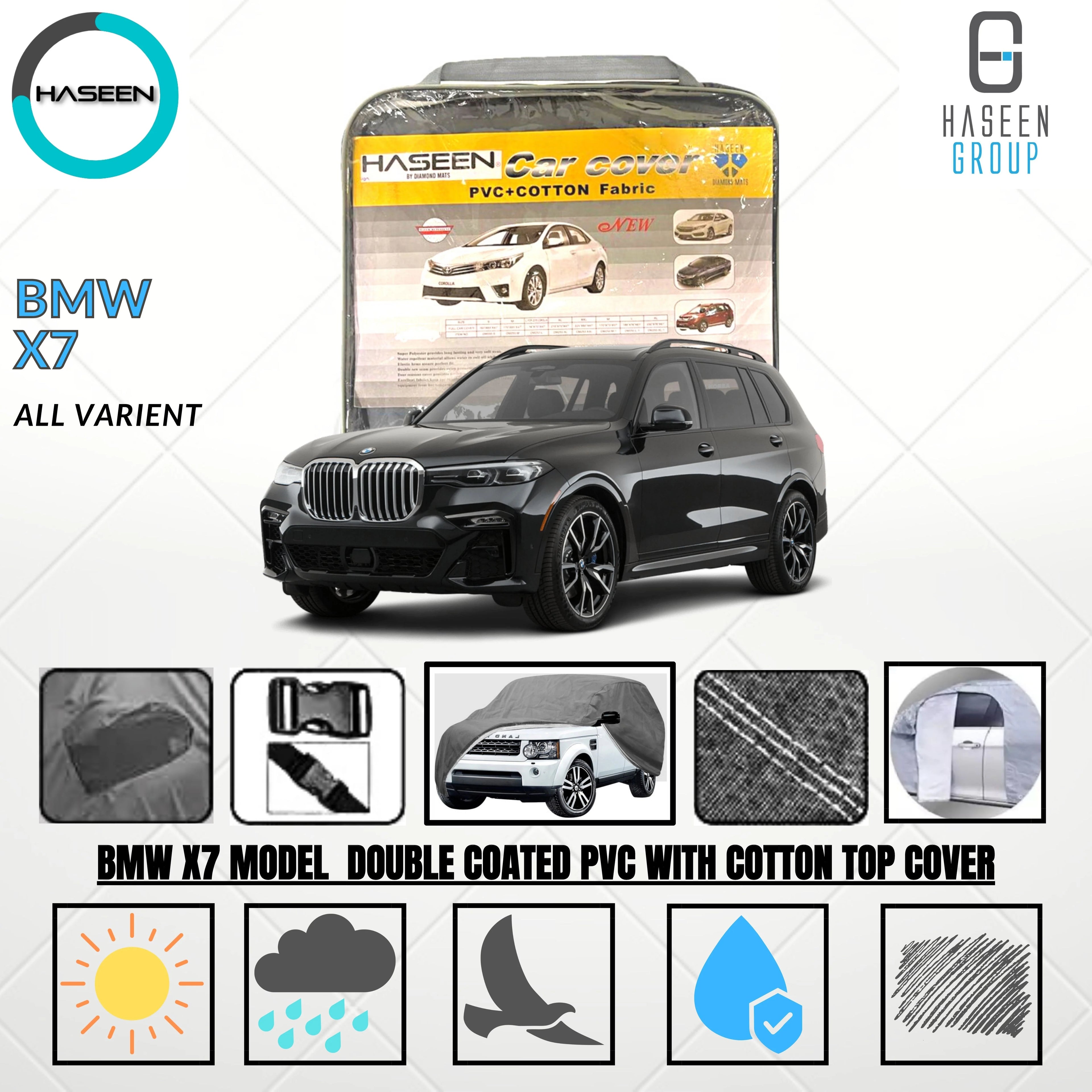 BMW 5 Series Oxford + Needle Cotton Top Cover