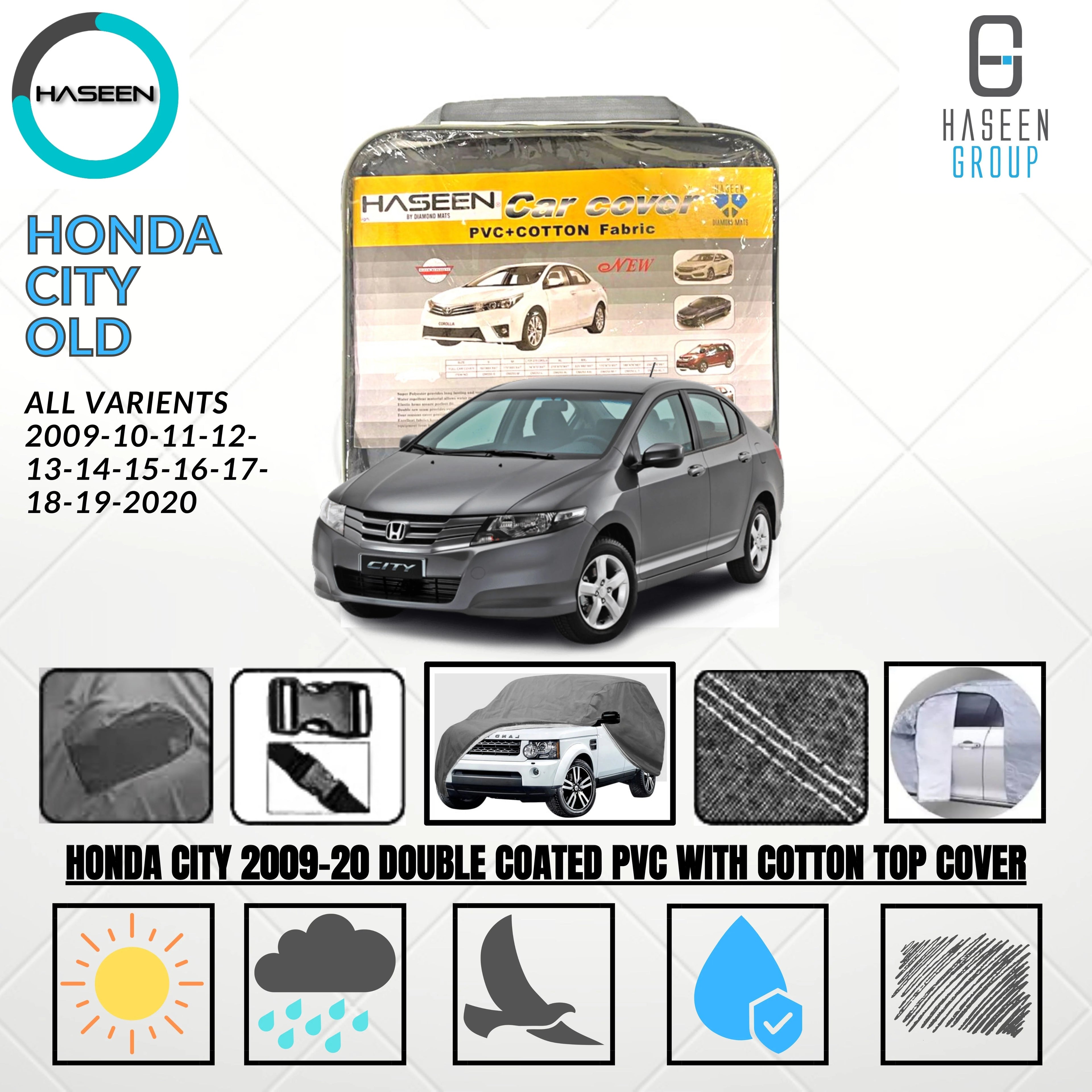 Honda City Old 2009-2020 Oxford + Needle Cotton Top Cover