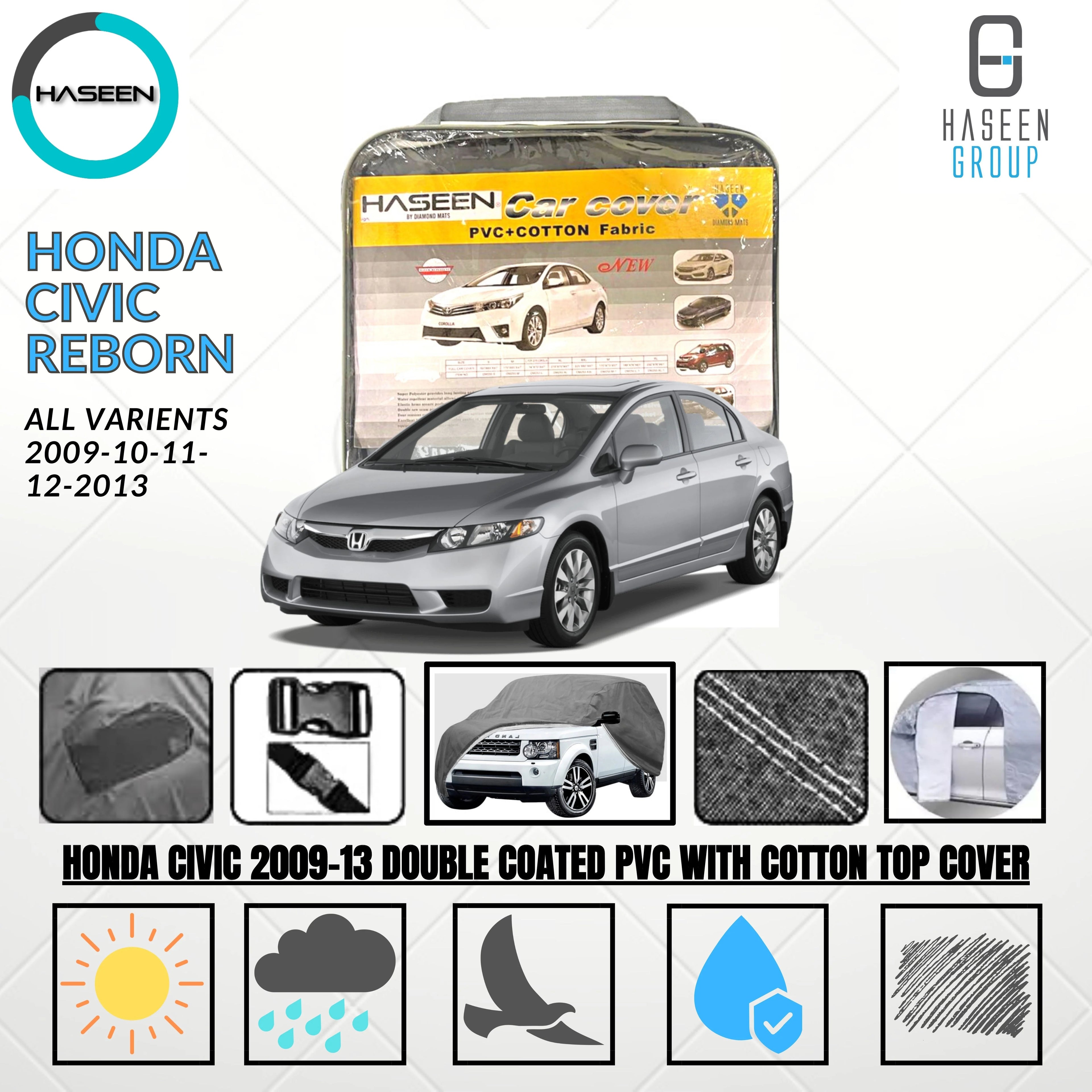 Honda Civic Reborn 2009-2012 Oxford + Needle Cotton Top Cover