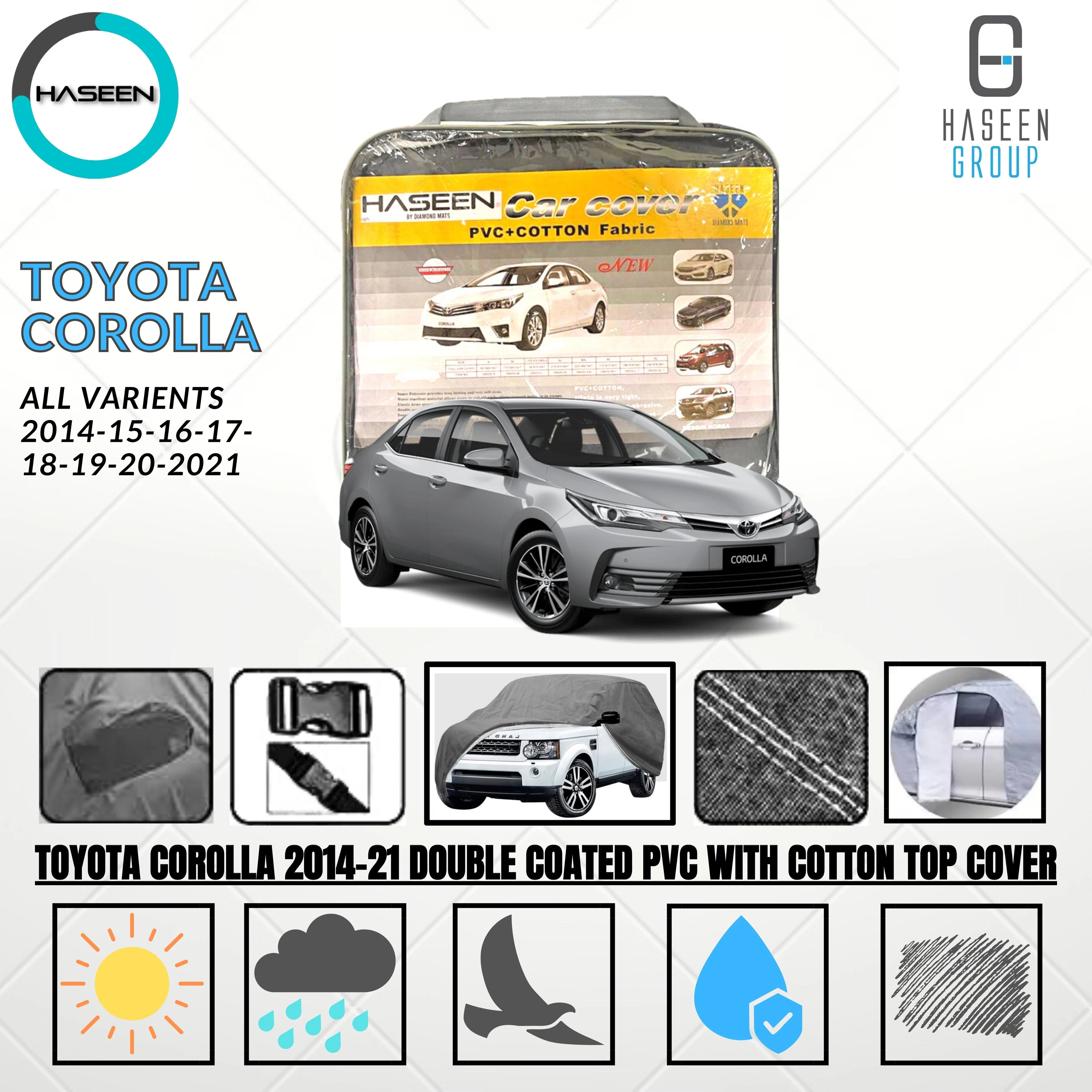 Toyota Corolla 2014-Present Oxford + Needle Cotton Top Cover