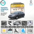Toyota Corolla Old 2002-2008 Oxford + Needle Cotton Top Cover