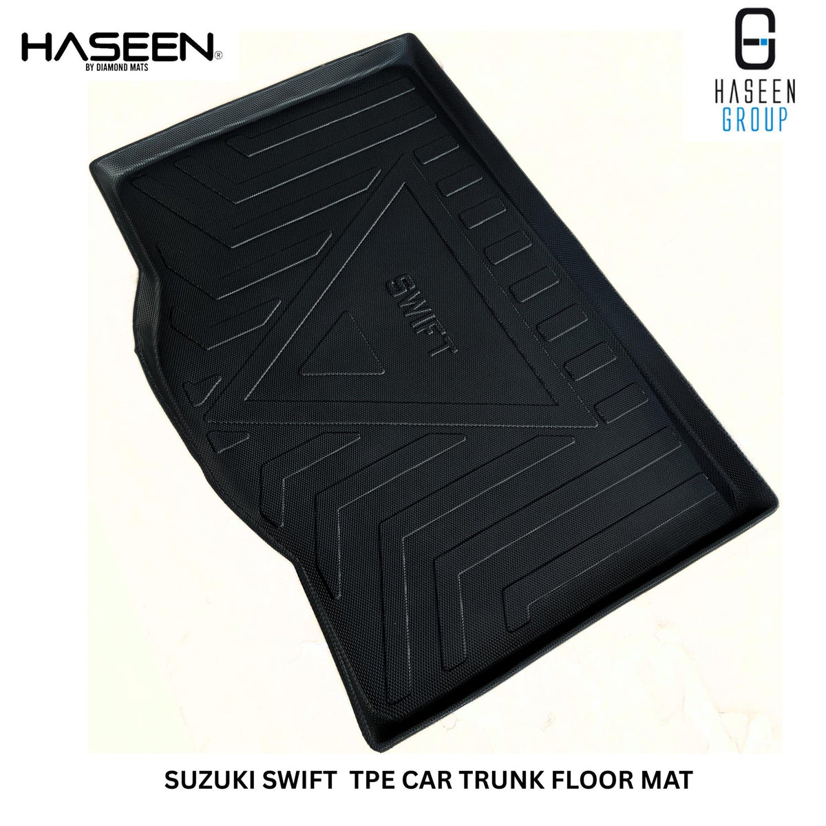 Suzuki Swift New 2022-2025 TPE Trunk Mat – Diggi Tray Boot Liner, Custom Fit Waterproof
