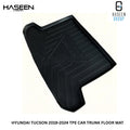 Hyundai Tucson 2019-2024 TPE Trunk Mat – Diggi Tray Boot Liner, Custom Fit Waterproof