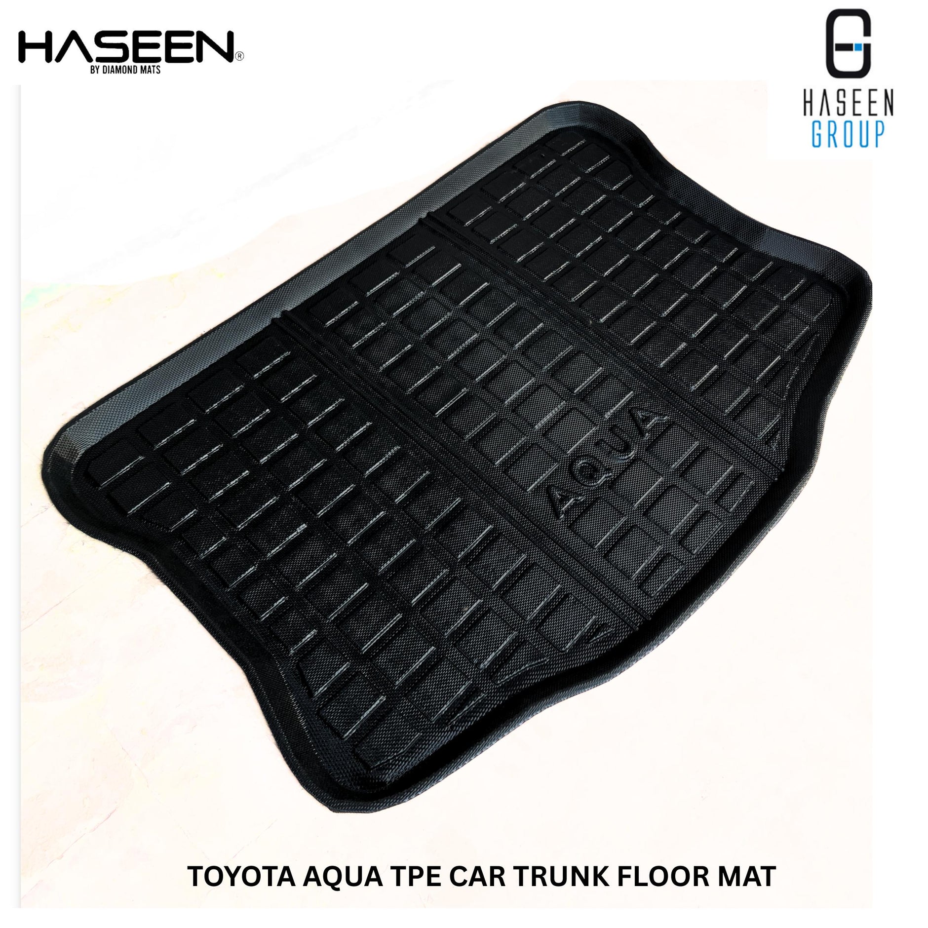 Toyota Aqua 2011-2024 TPE Trunk Mat – Diggi Tray Boot Liner, Custom Fit Waterproof