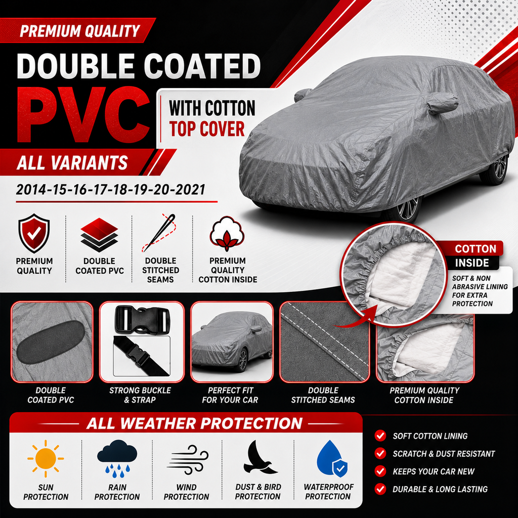 Honda BR-V 2014-Present Double Coat PVC With Cotton Car Cover