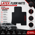 Hyundai Tucson 2019-2024 Latex Rubber PVC Floor Mats – Custom Fit Waterproof Heavy Duty | Haseen
