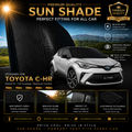 Toyota C-HR 2016-2023 Car Window Sun Shades