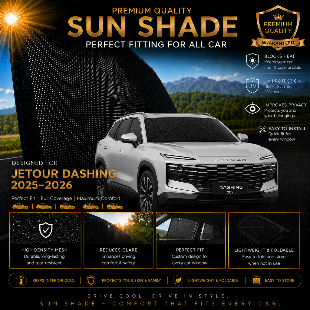 Jetour Dashing 2025-2026 Car Window Sun Shades