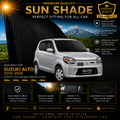 Suzuki Alto 2019-2026 Car Window Sun Shades