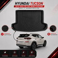 Hyundai Tucson 2021-2024 Heavy Duty TPE Trunk Plastic Car Floor Mat