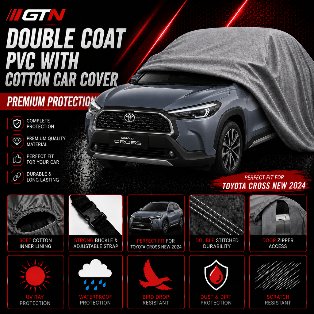 Toyota Cross New 2024 Oxford + Needle Cotton Top Cover