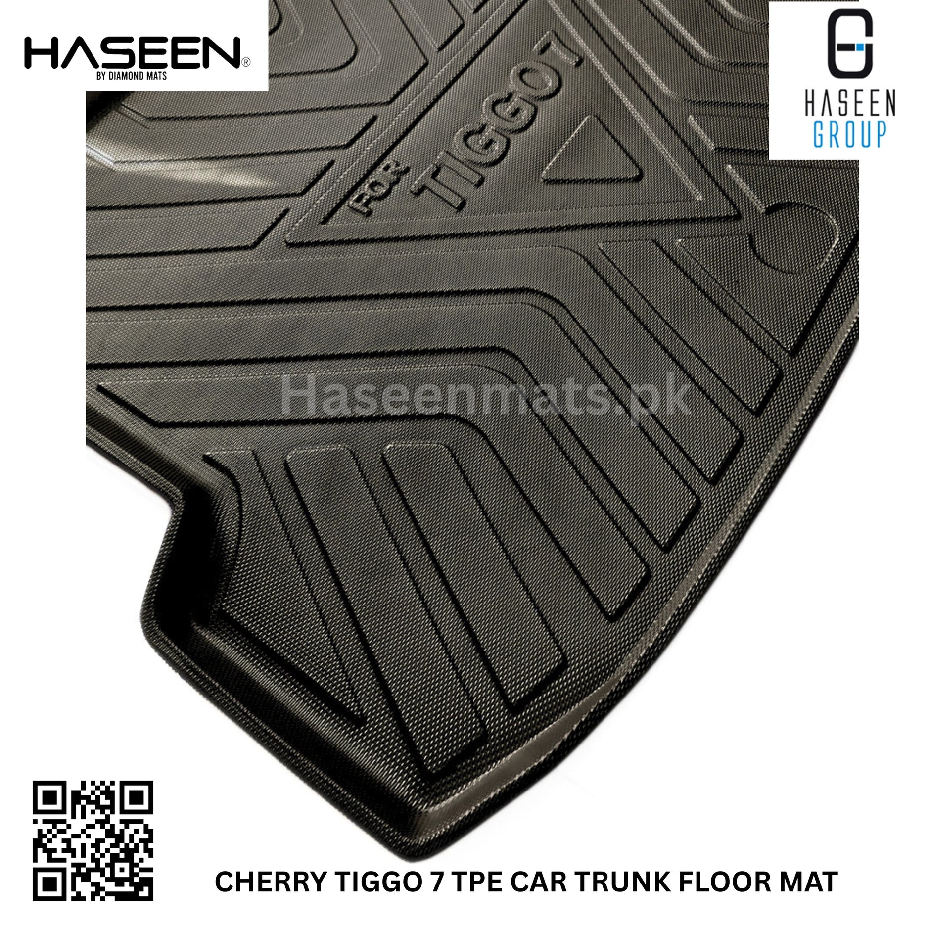 Chery Tiggo 7 TPE Trunk Mat – Diggi Tray Boot Liner, Custom Fit Waterproof