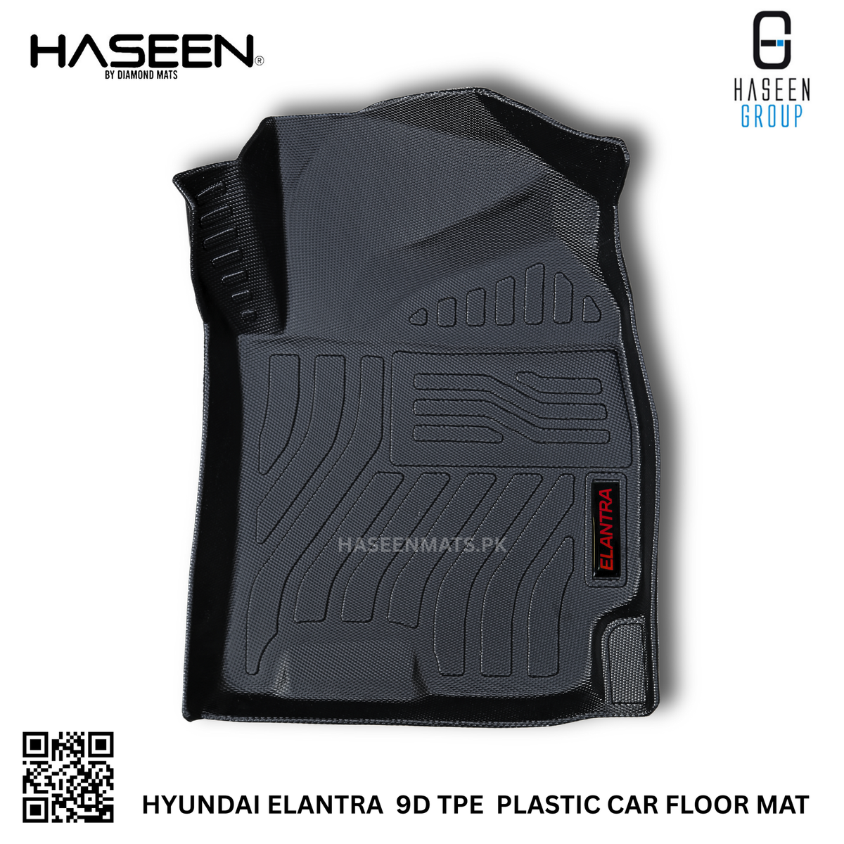 Hyundai Elantra 2021-2024 9D TPE Floor Mats – Custom Fit Heavy Duty Waterproof