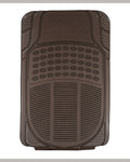 Universal 333 Smoked PVC Car Floor Mats – Premium Set, Fits Almost All Cars
