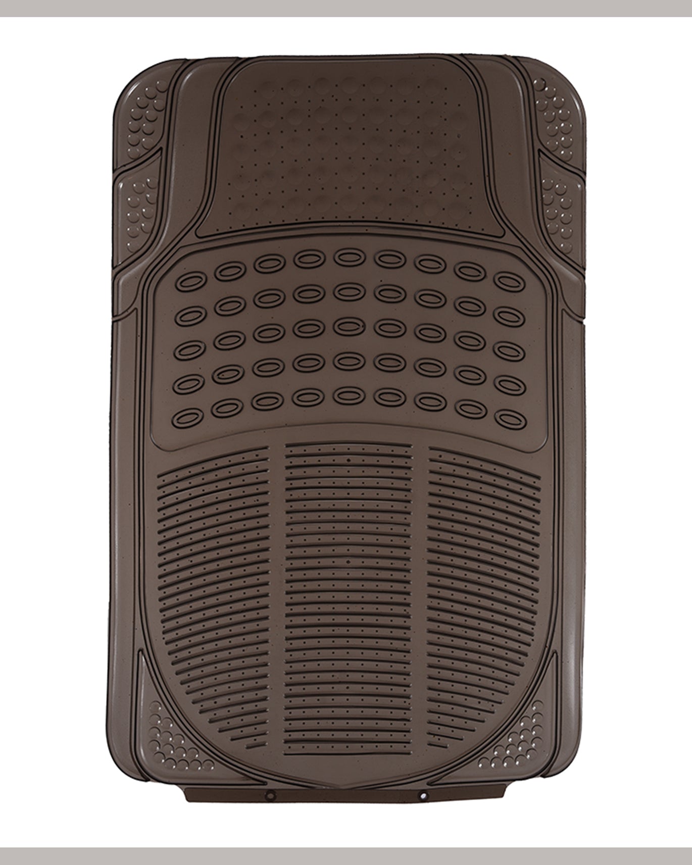 Universal 333 Smoked PVC Car Floor Mats – Premium Set, Fits Almost All Cars