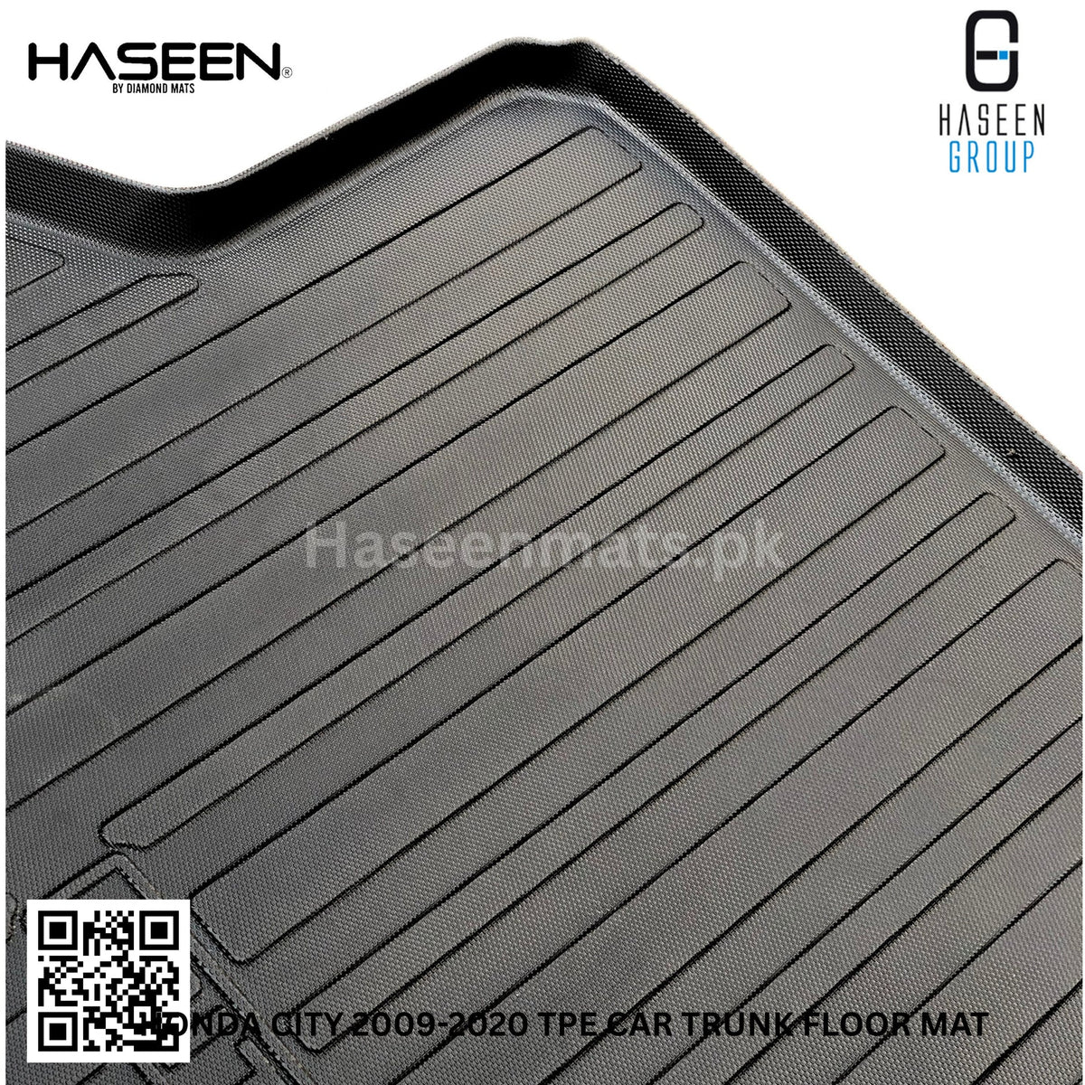 Honda City 2009-2020 TPE Trunk Mat – Diggi Tray Boot Liner, Custom Fit Waterproof