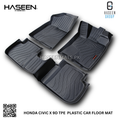 Honda Civic X 2016-2021 9D TPE Floor Mats – Custom Fit Heavy Duty Waterproof