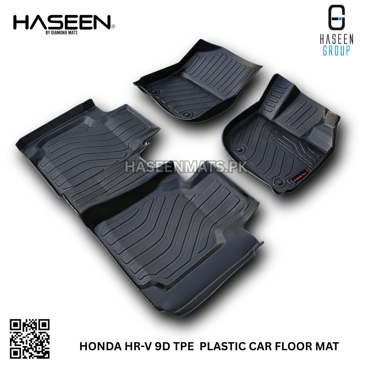 Honda HR-V 9D TPE Floor Mats – Custom Fit Heavy Duty Waterproof