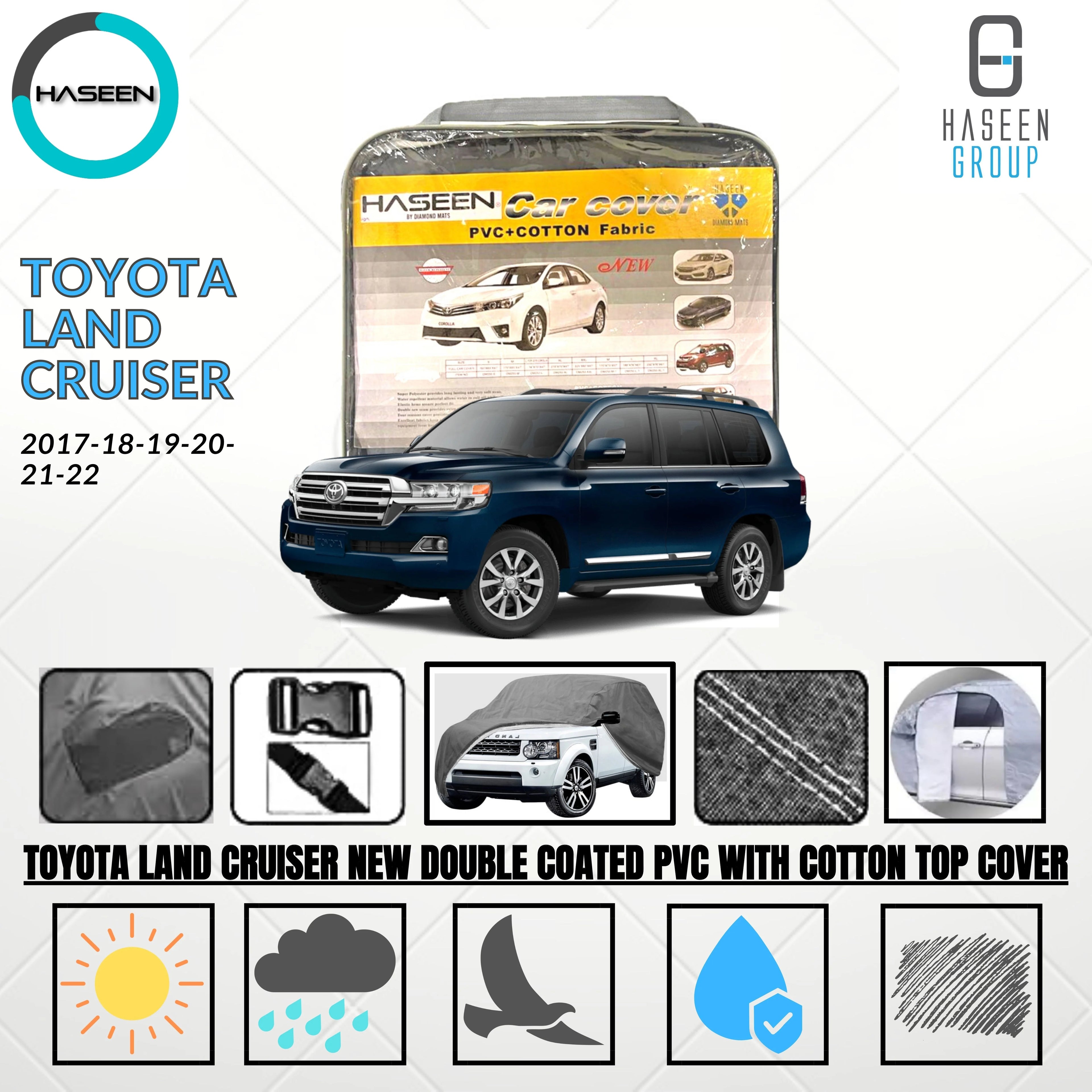 Toyota Land Cruiser 2014-2021 Oxford + Needle Cotton Top Cover
