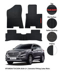 Hyundai Tucson 2019-2024 Latex Rubber PVC Floor Mats – Custom Fit Waterproof Heavy Duty