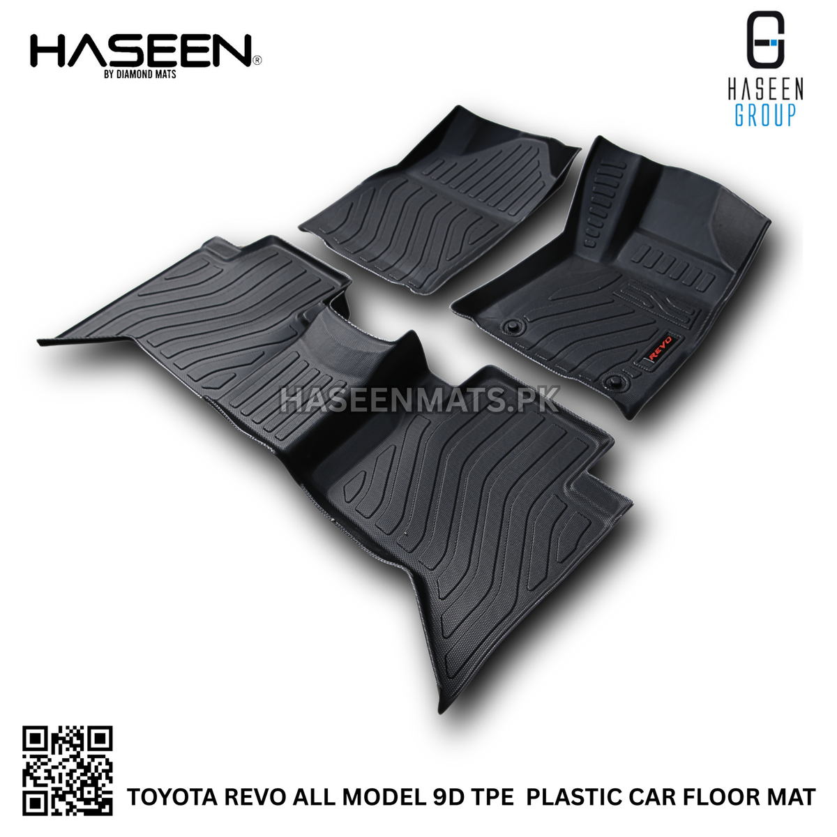 Toyota Revo 9D TPE Floor Mats – Custom Fit Heavy Duty Waterproof
