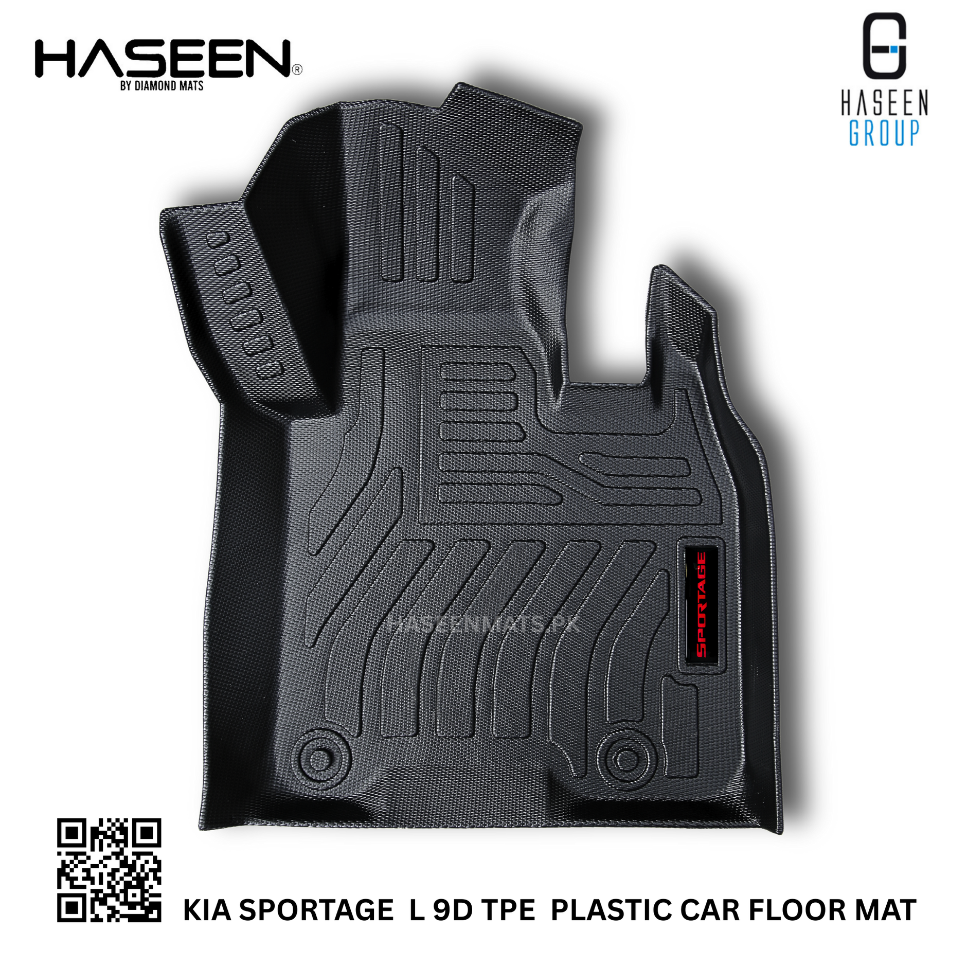 Kia Sportage L PHEV 9D TPE Floor Mats – Custom Fit Heavy Duty Waterproof