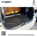 Toyota Fortuner 2014-2022 TPE Trunk Mat – Diggi Tray Boot Liner, Custom Fit Waterproof