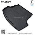 Toyota Yaris 2019-2026 TPE Trunk Mat – Diggi Tray Boot Liner, Custom Fit Waterproof