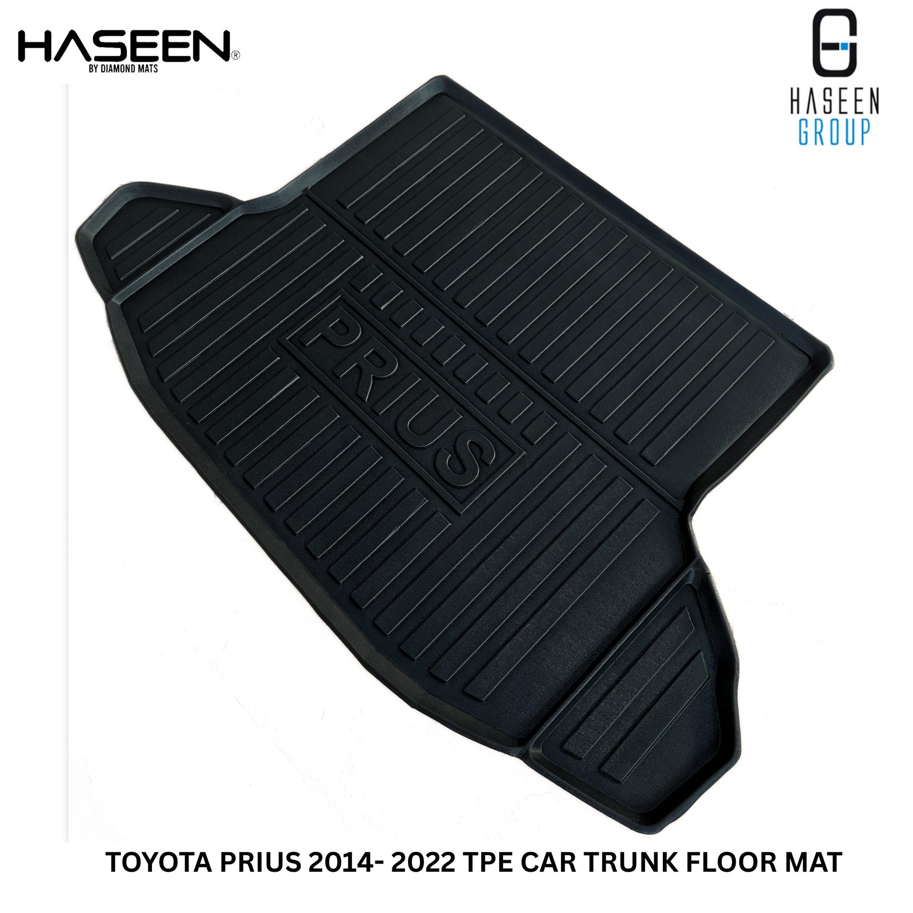 Toyota Prius Hybrid 2014-2022 TPE Trunk Mat – Diggi Tray Boot Liner, Custom Fit Waterproof