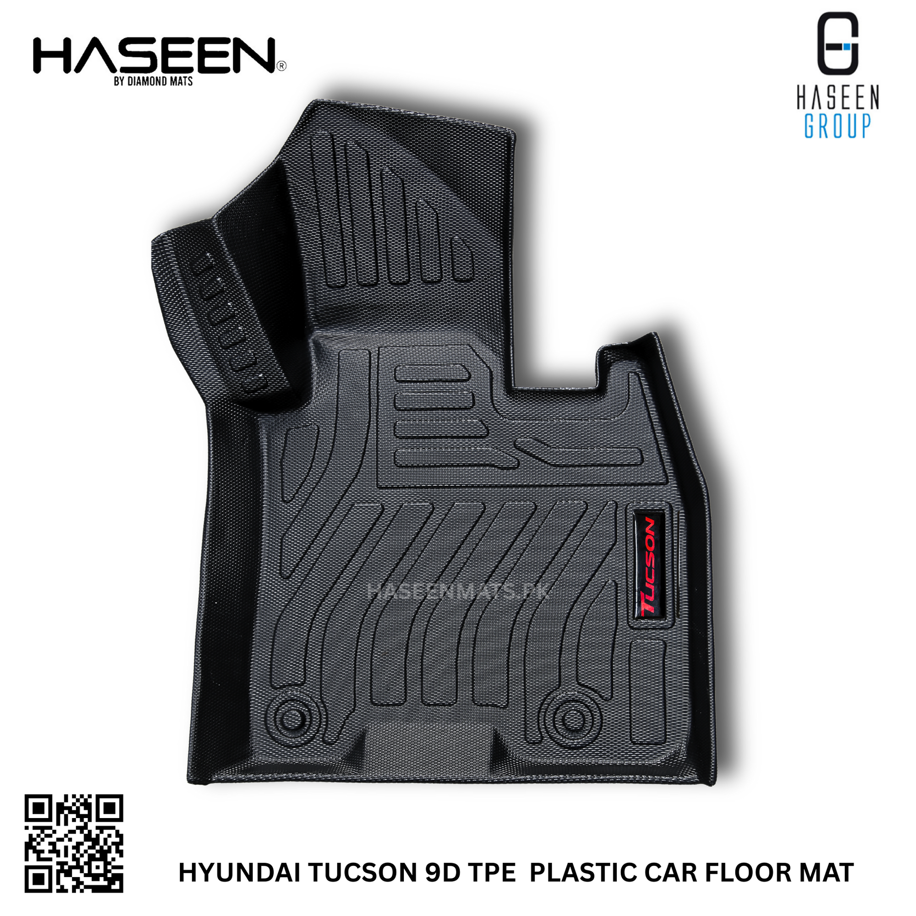 Hyundai Tucson 2019-2024 9D TPE Floor Mats – Custom Fit Heavy Duty Waterproof