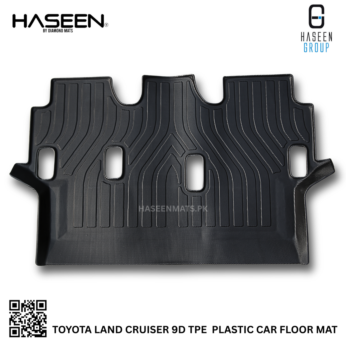 Toyota Land Cruiser 9D TPE Floor Mats – Custom Fit Heavy Duty Waterproof