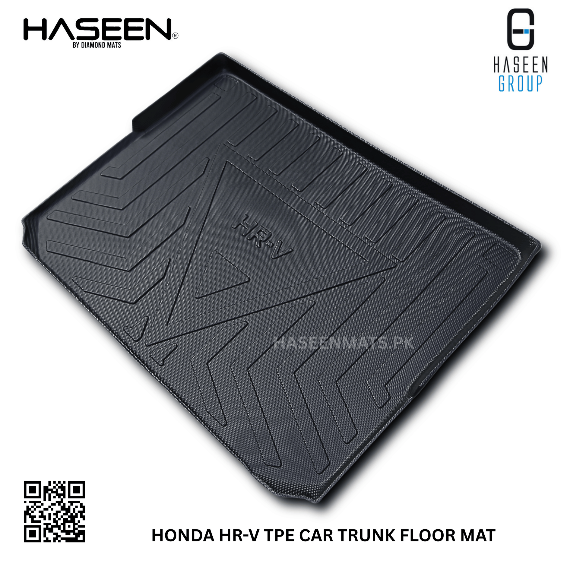 Honda HR-V 2022-2026 TPE Trunk Mat – Diggi Tray Boot Liner, Custom Fit Waterproof