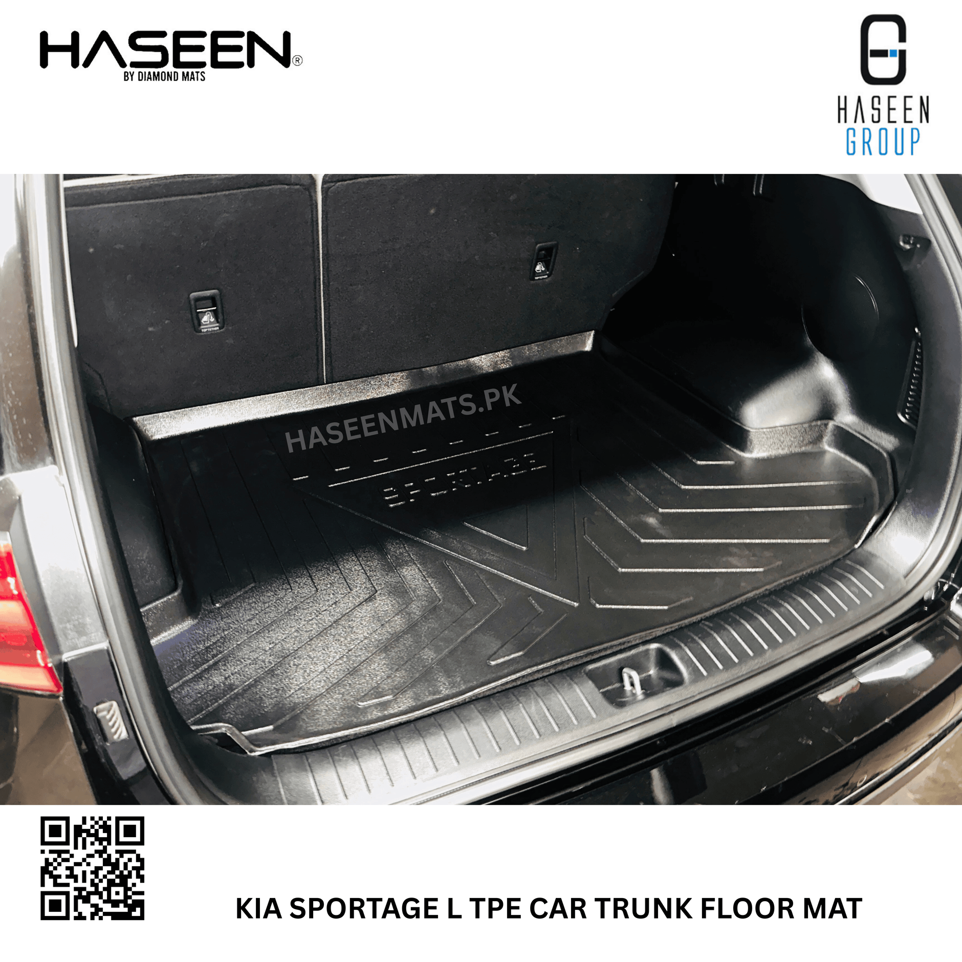 Kia Sportage L PHEV 2025 TPE Trunk Mat – Diggi Tray Boot Liner, Custom Fit Waterproof